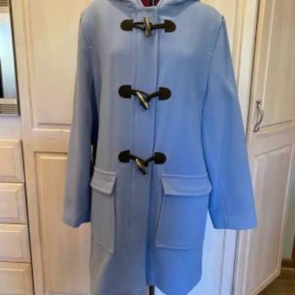 Talbots light blue winter coat